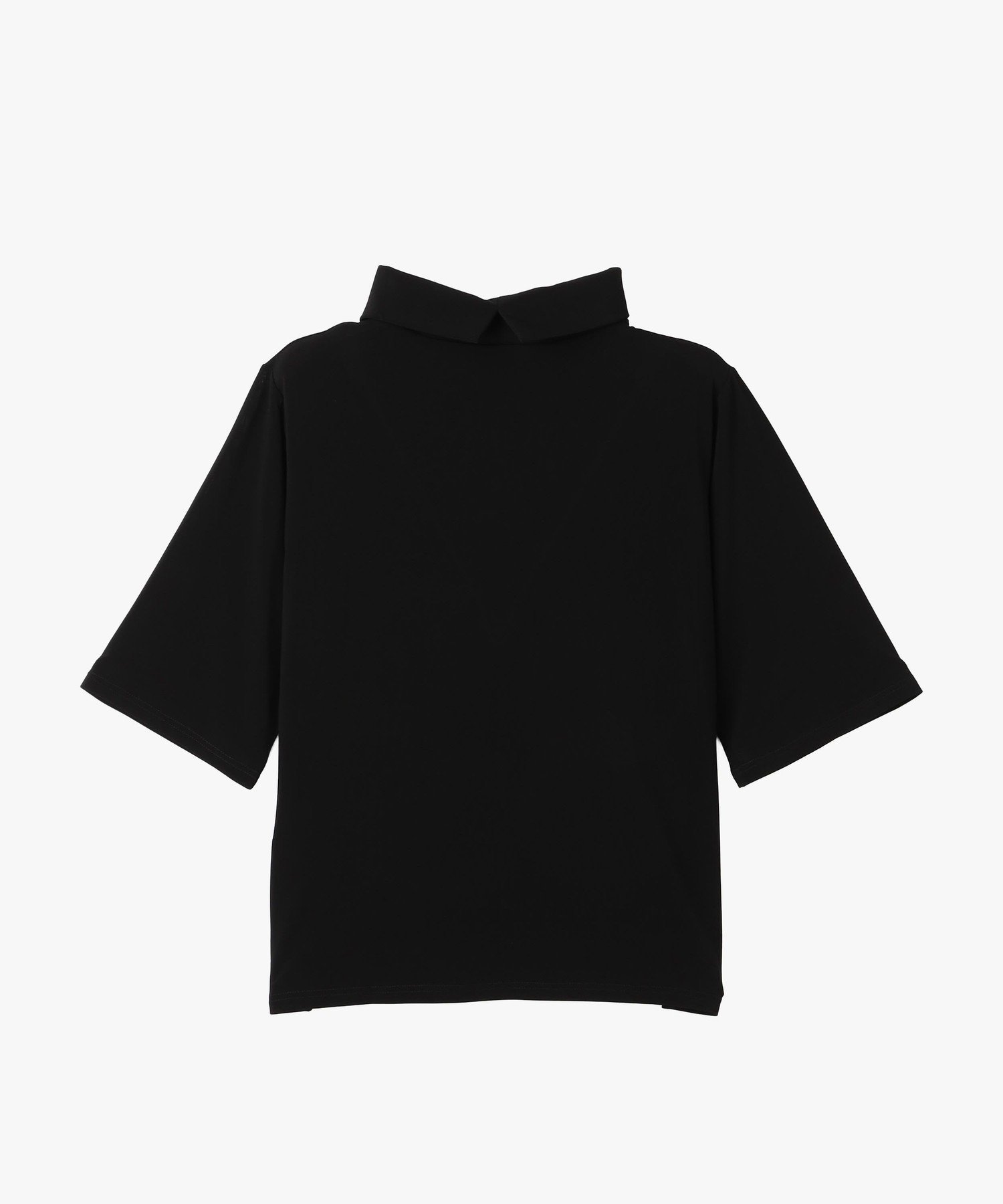 agnes b. FEMME ハイネック 五分袖 トップス "Moree" アニエスベー トップス カットソー・Tシャツ ブラック【送料無料】