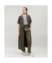Nigel Cabourn WOMAN / メカニックドレス ナイジェル・ケーボン ワンピース・ドレス シャツワンピース グレー オレンジ【送料無料】