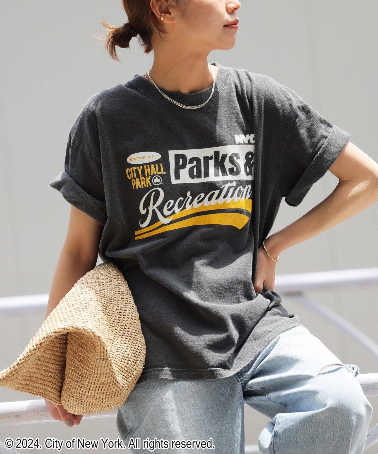 JOURNAL STANDARD relume 《WEB限定追加》【GOOD ROCK SPEED / グッドロックスピード】NYC TEE 2:Tシャツ ジャーナル スタンダード レリューム トップス カットソー・Tシャツ ブラック ホワイト【送料無料】のサムネイル