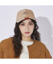 ABAHOUSE LASTWORD 【DICKIES/ディッキーズ】EX CORDUROY LOW CAP/ローキャ アバハウス 帽子 ハット ホワイト ブラウ...