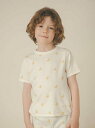 【SALE/30%OFF】gelato pique 【KIDS】バナナ柄Tシャツ ジェラートピケ トップス カットソー・Tシャツ イエロー