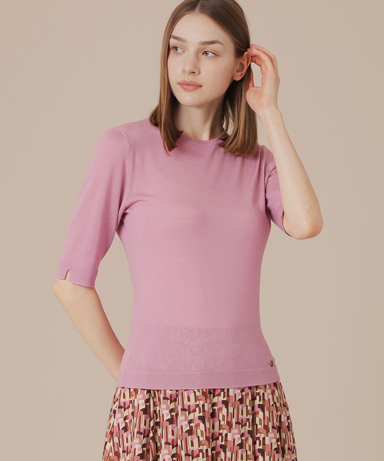 MACKINTOSH LONDON カシミヤブレンドソフトニットプルオーバー マッキントッシュ ロンドン トップス ニ..