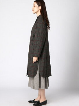 【SALE／30%OFF】Conges payes リバーシブルキルトコート コンジェ ペイエ アデュー トリステス コート/ジャケット コート/ジャケットその他 グレー ブラウン【送料無料】