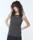 【SALE/20%OFF】BRILL オーガニックコットンノースリーブタンク【カップ付き】 ブリル トップス その他のトップス ブラック ホワイト ベージュ【送...