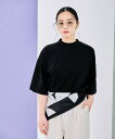 LEPSIM モックネックT レプシィム トップス カットソー・Tシャツ パープル ホワイト ブラック【送料無料】(4)