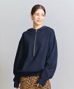 【SALE/50%OFF】BEAUTY&YOUTH UNITED ARROWS ハーフジップ ニット フーディ ユナイテッドアローズ アウトレット トップス ニット ピンク グレー ネイビー【送料無料】