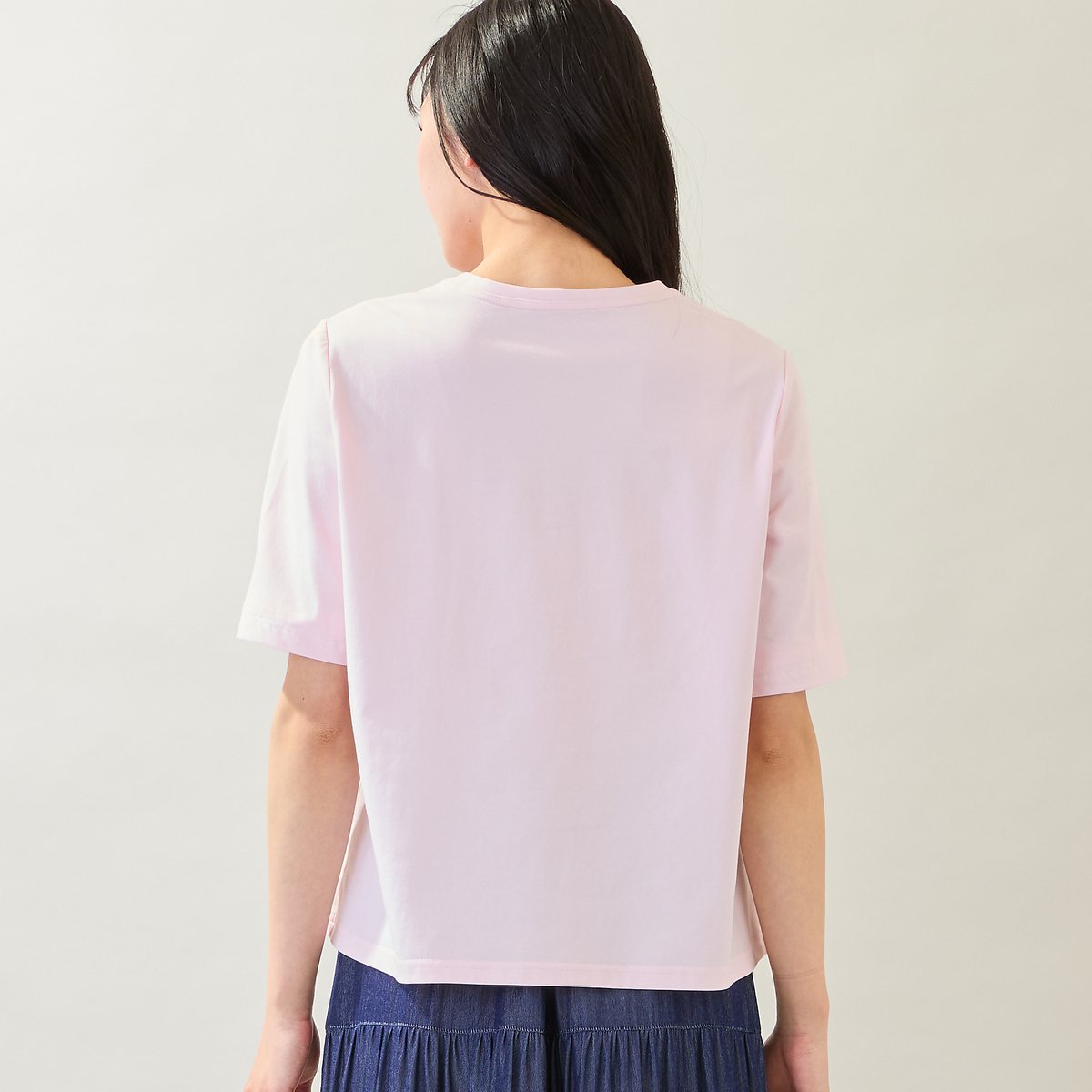 missel 【洗える・M~3Lサイズ】perfume bottleTシャツ ミゼール トップス カットソー・Tシャツ ピンク グレー