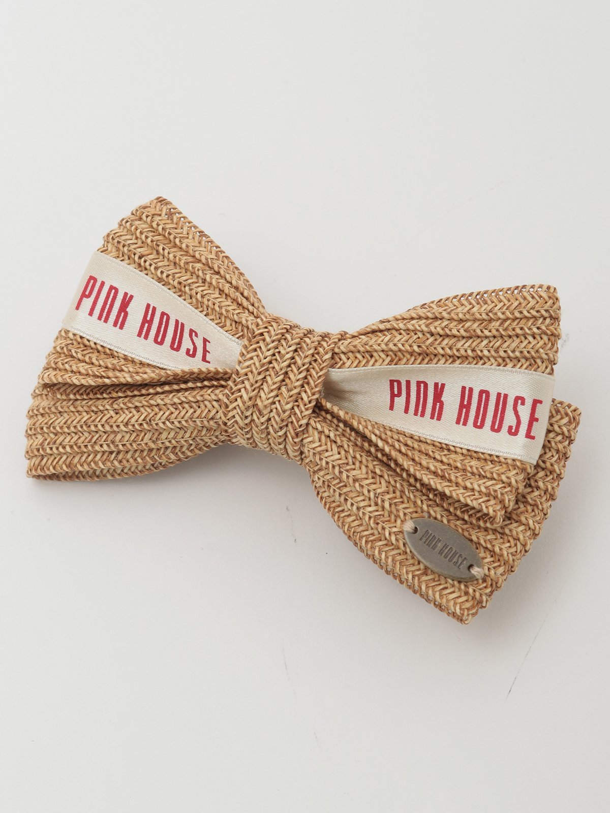 PINK HOUSE ストローリボンクリップ ピンクハウス ヘアアクセサリー バレッタ ヘアクリップ ヘアピン ピンク【送料無料】