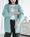 【SALE/10%OFF】aimoha - select - aimoha -select-/ゆっとりシルエットカーディガン アイモハ トップス カーディガン グリーン ブラック ベージュ【送料無料】