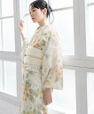 【SALE/50%OFF】SOUBIEN 浴衣2点セット レディース (浴衣+帯) ソウビエン 着物・浴衣・和装小物 浴衣 ホワイト【送料無料】