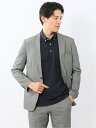 【SALE/10%OFF】TAKA-Q クロスストレッチ スリムフィット 2ボタンジャケット バーズアイモノトーン(セットアップ可能) タカキュー スーツ・フォ...
