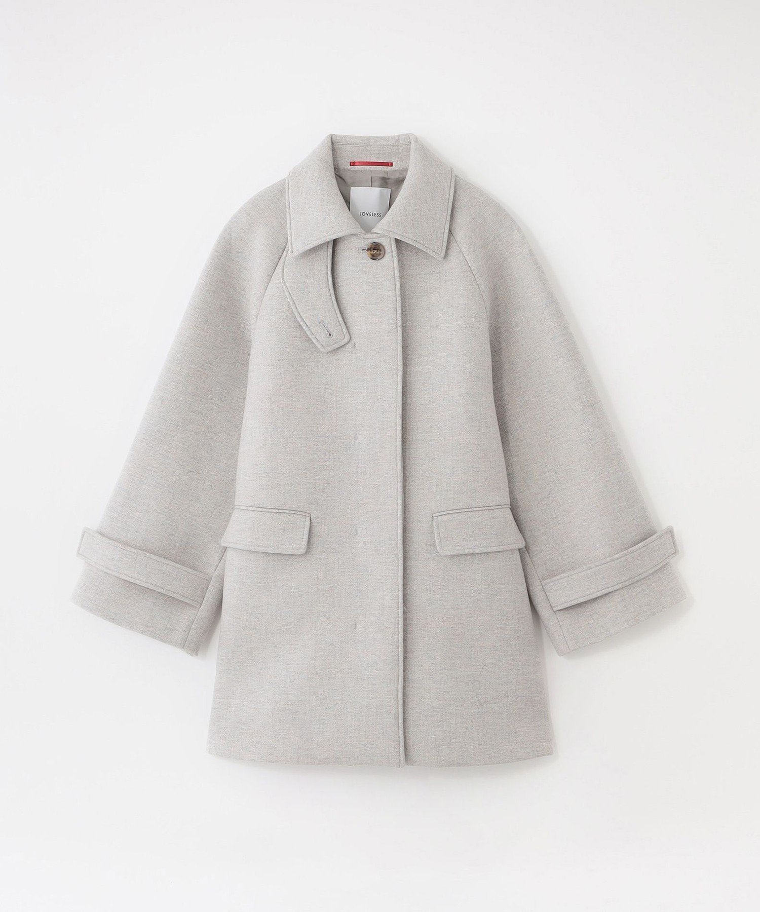 【SALE／30%OFF】LOVELESS ボンディングミドルコート ラブレス ジャケット・アウター その他のジャケット・アウター グレー【送料無料】
