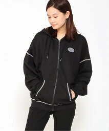 ロキシー ジップアップパーカー レディース 【SALE／60%OFF】ROXY (W)BACK LOGO ZIP ロキシー トップス パーカー・フーディー ブラック ベージュ パープル