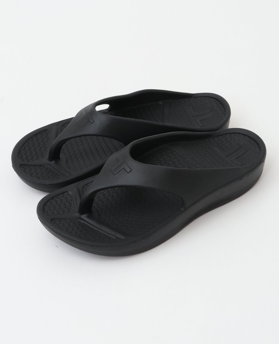 MELROSE CLAIRE 【TELIC FLIP FLOP】 メルローズクレール シューズ・靴 サンダル ブラック【送料無料】