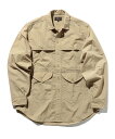 ビームス 【SALE／50%OFF】BEAMS MEN BEAMS PLUS / ナイロン リップストップ アドベンチャー シャツ ビームス アウトレット トップス シャツ・ブラウス ベージュ カーキ【送料無料】