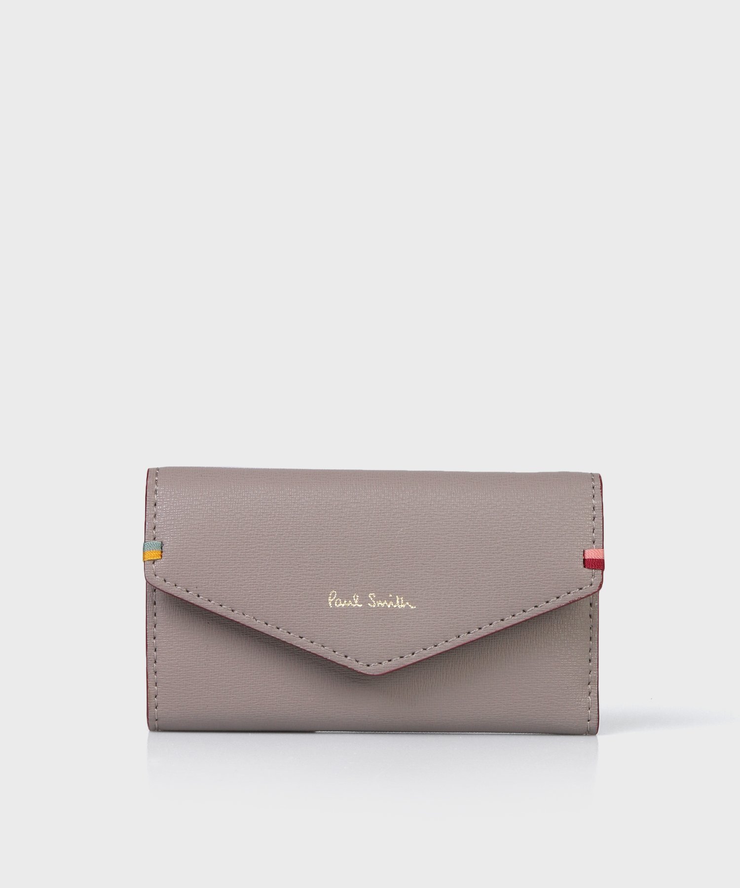 【SALE／30%OFF】Paul Smith 【公式】ハイライトステッチ キーケース ポール・スミス　アウトレット 財布・ポーチ・ケース その他の財布・ポーチ・ケース ベージュ ピンク グレー パープル ブラック【送料無料】