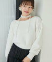 【SALE/33%OFF】MAJESTIC LEGON ∞チョーカーセットシャギーニット マジェスティックレゴン トップス ニット ブラウン レッド ブルー グ...
