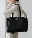 【SALE/33%OFF】aroco 3ルームビッグトートバッグ ヴィータフェリーチェ バッグ トートバッグ ブラック グレー ブラウン【送料無料】