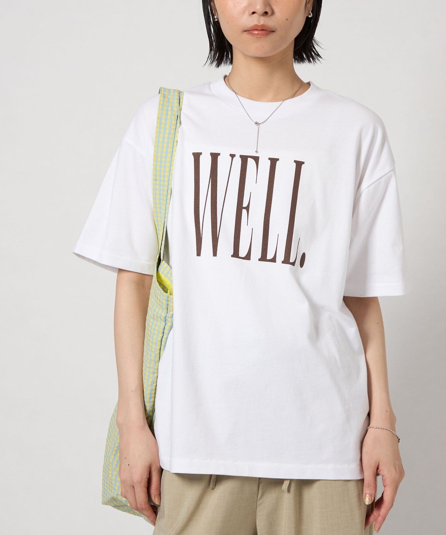CITEN ＜CITEN＞WELLロゴT シテン トップス カットソー・Tシャツ ブラック ホワイト グリーン ブラウンのサムネイル