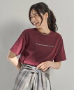 any FAM 【洗濯機可/接触冷感/UVケア】オーガビッツロゴテールTシャツ エニィ トップス カットソー・Tシャツ ベージュ ブラック