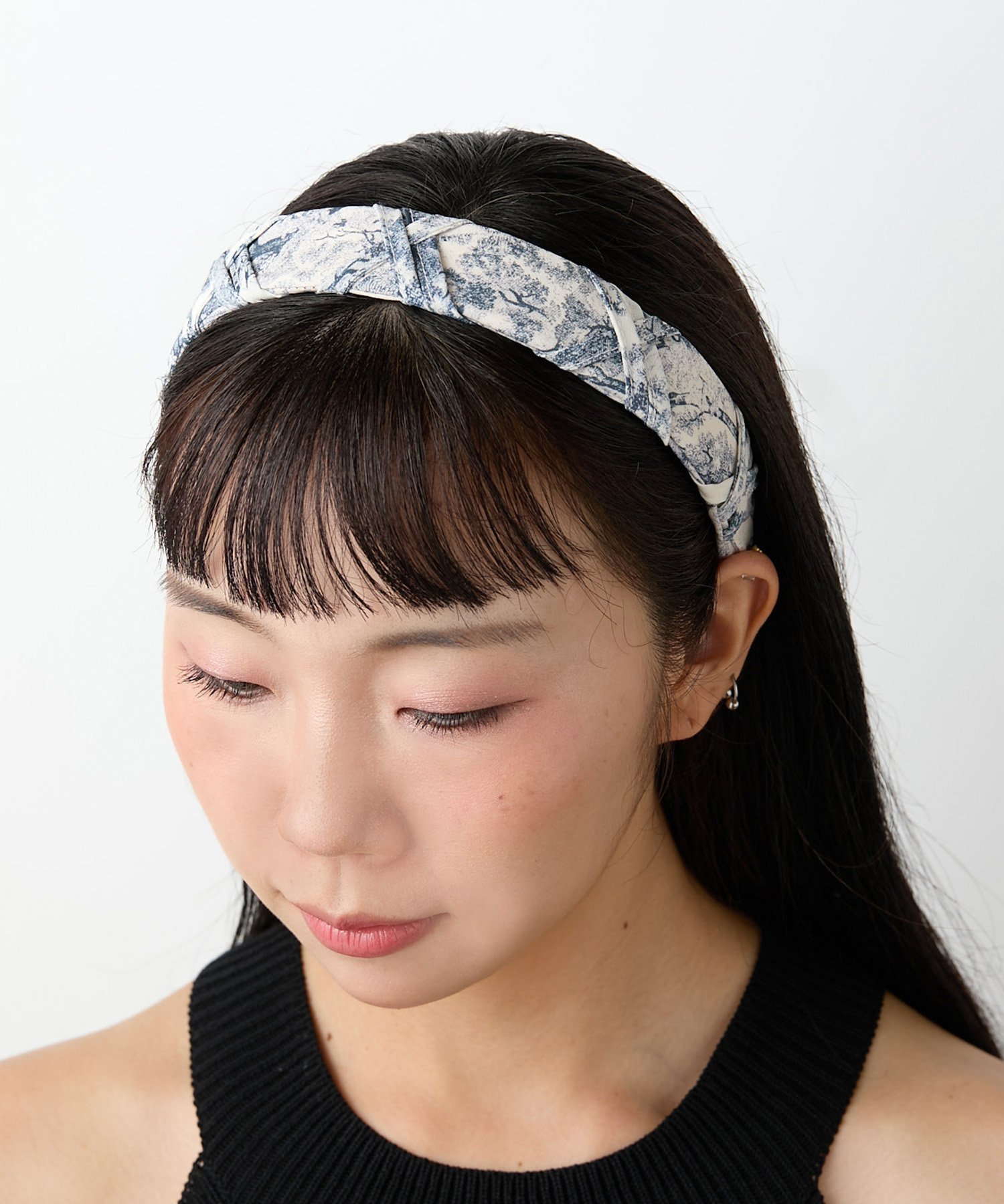 【SALE／45%OFF】Casselini Casselini(キャセリーニ)アンティークカチューシャ キャセリーニ ヘアアクセサリー カチューシャ・ヘアバンド ブラック ブルー