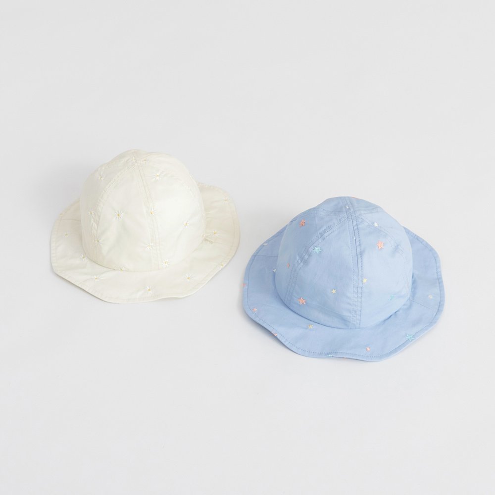 branshes 【ベビー】総柄刺しゅうハット ブランシェス マタニティウェア・ベビー用...