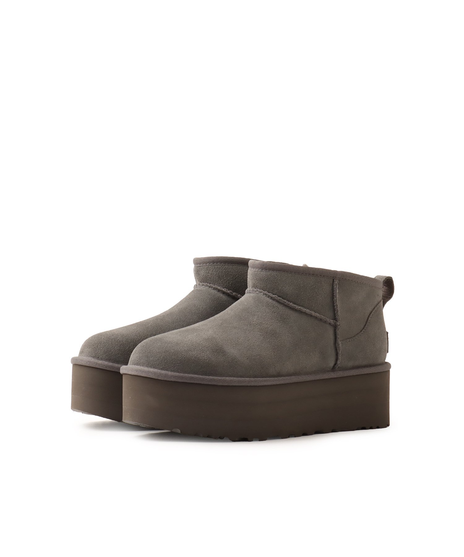 UGG W CLASSIC ULTRA MINI CHARCOAL アトモス シューズ・靴 ブーツ グレー