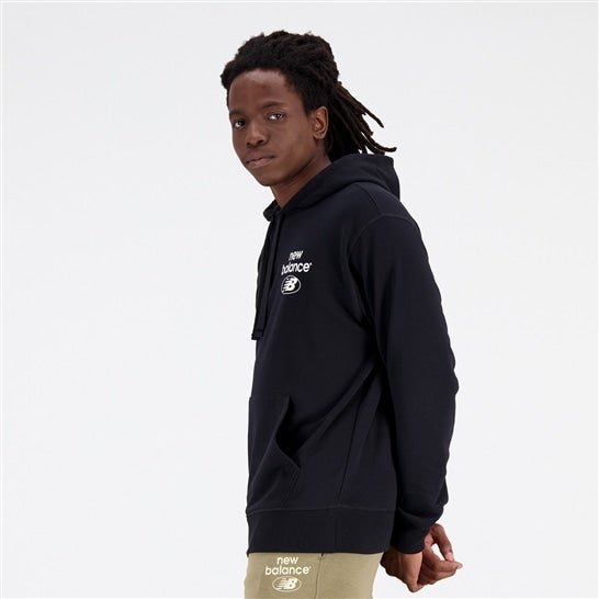 【SALE／50%OFF】New Balance NB Essentials スウェットプルオーバーフーディ ニューバランス トップス パーカー・フーディー ブラック