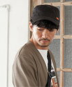 【SALE/10%OFF】ikka UNIVERSAL OVERALL フェイクスウェードワークキャップ イッカ 帽子 その他の帽子 ベージュ ブラック グリー...