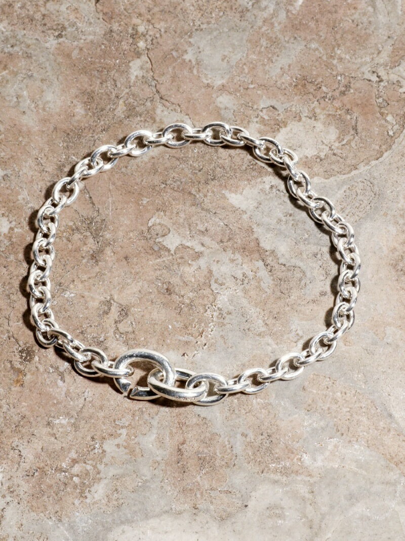 IDEALITE IDEALITE:LINK CHAIN BRACLET　MEDIUM:イデアライト リンクチェーンブレスレット　ミディアム マージン アクセサリー・腕時計 ブレスレット・バングル シルバー【送料無料】