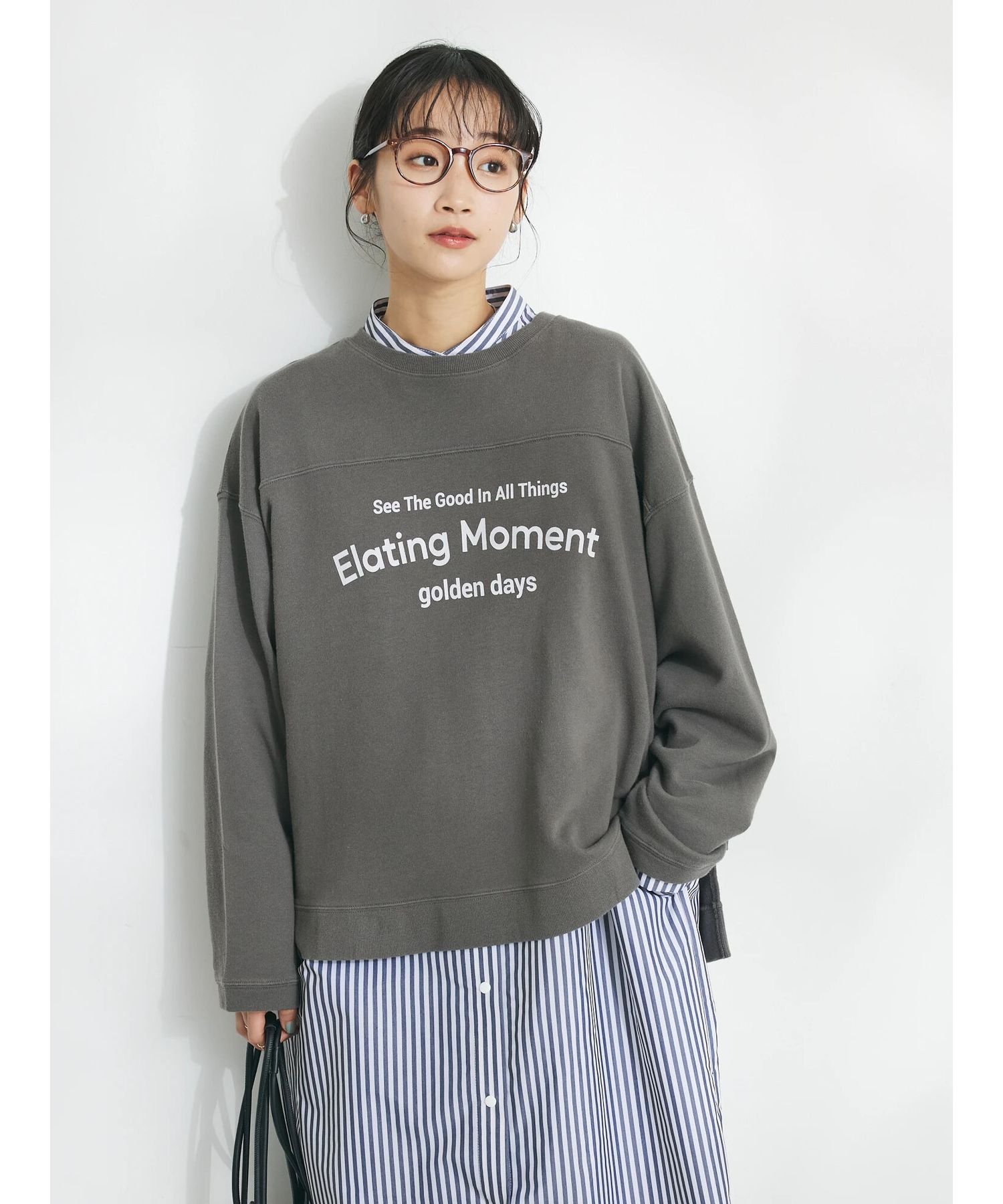【SALE／60%OFF】CRAFT STANDARD BOUTIQUE ミニ裏毛パウダー加工プリントスウェット クラフトスタンダ..