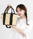 TOCCA TOUCH of LACE BASKET かごバッグ トッカ バッグ かごバッグ ベージュ ブラック【送料無料】