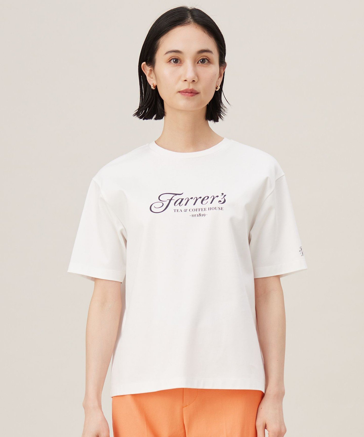 自由区 L 【洗える】グラフィックロゴ Tシャツ ジユウク トップス カットソー・Tシャツ ブラック