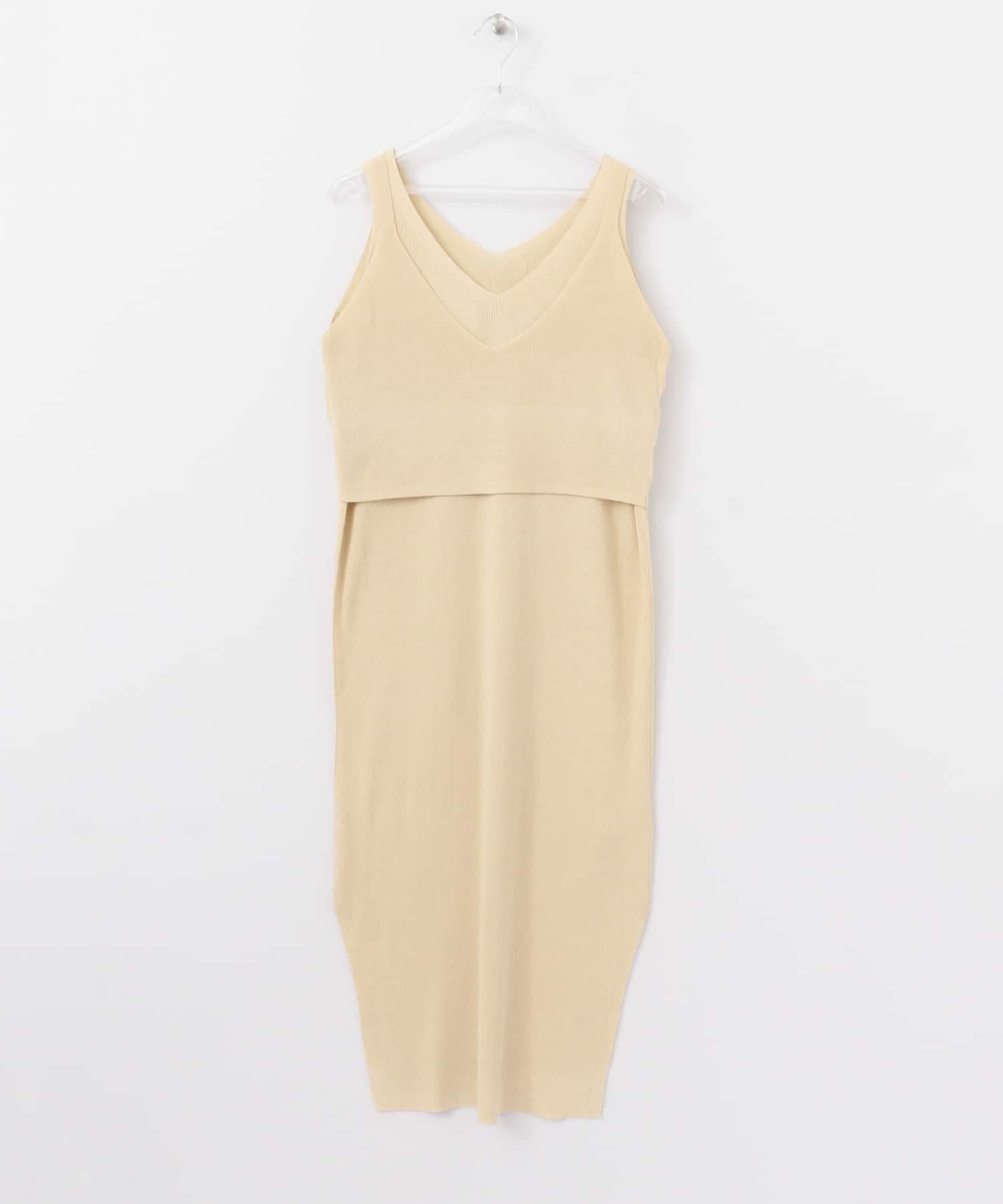 LAATO LAYERED KNIT ONE-PIECE ラート ワンピース・ドレス ワンピース