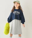 devirock 着回し自在 トレーナー&リブワンピース セットアップ 長袖ワンピース ワンピース 25AW デビロック ワンピース・ドレス ワンピース ネイビー ブラック