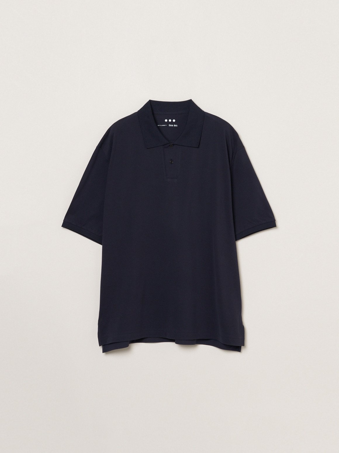 three dots Men's sanded jersey pique polo スリードッツ トップス シャツ・ブラウス