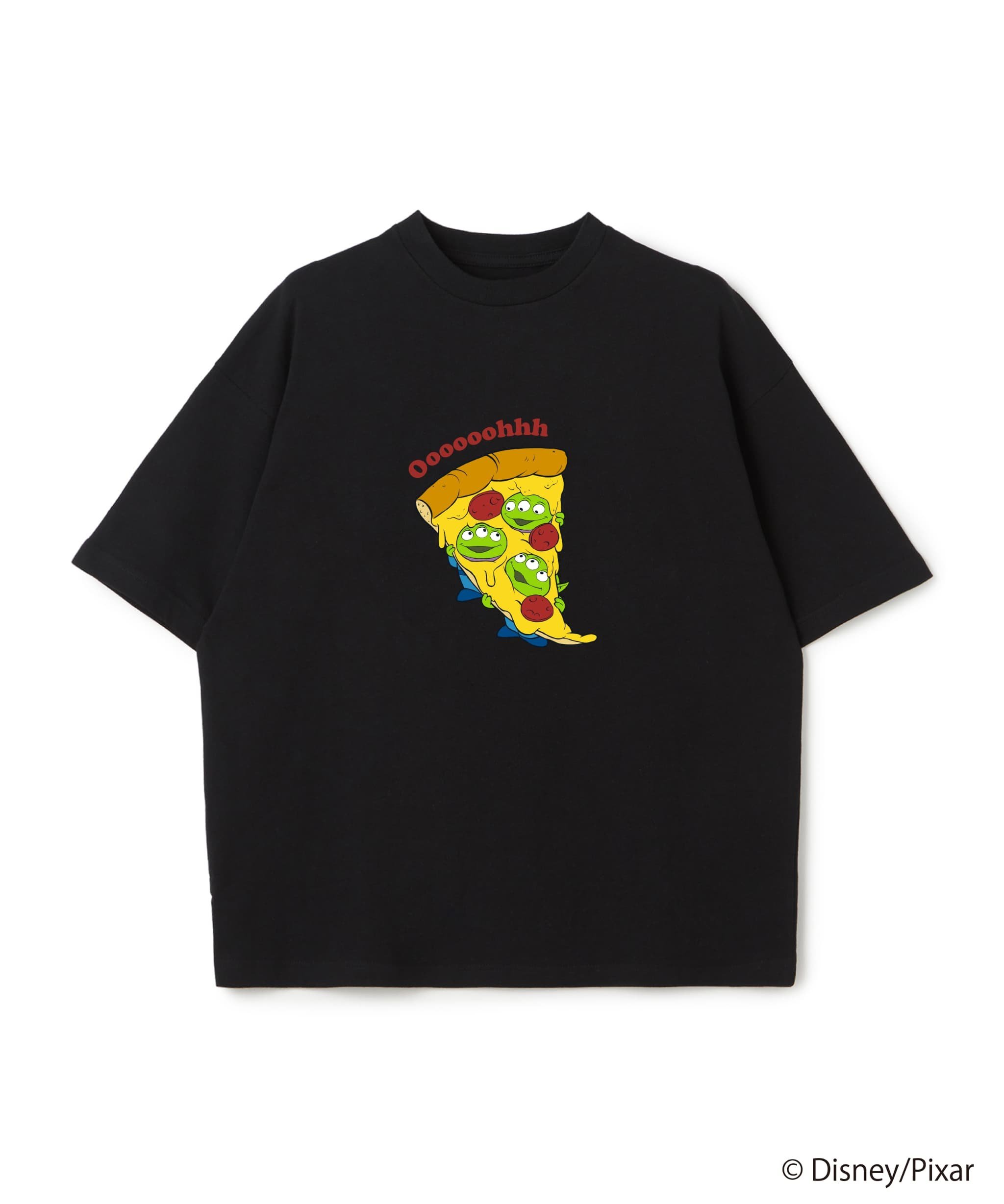 【TOY STORY/トイ・ストーリー】エイリアン/リトル・グリーン・メン半袖Tシャツ / Over Harf Sleeve T-shirt《UNISEX》 クロスマルシェ トップス カットソー・Tシャツ ホワイト ブラック