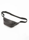 PATRICK STEPHAN PATRICK STEPHAN / Leather small waist bag 'demi cercle' 19 デミサークル レザー ボディバッグ ウエストポーチ パトリック ステファン バッグ ボディバッグ・ウエストポーチ ブラック