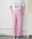 【SALE／55%OFF】RETRO GIRL カラーラフPT レトロガール パンツ その他のパンツ ピンク ホワイト ブラック グリーン