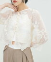 【SALE/30%OFF】KBF オーガンジー刺繍クロップドブラウス ケービーエフ トップス シャツ・ブラウス ホワイト ピンク ブラック【送料無料】