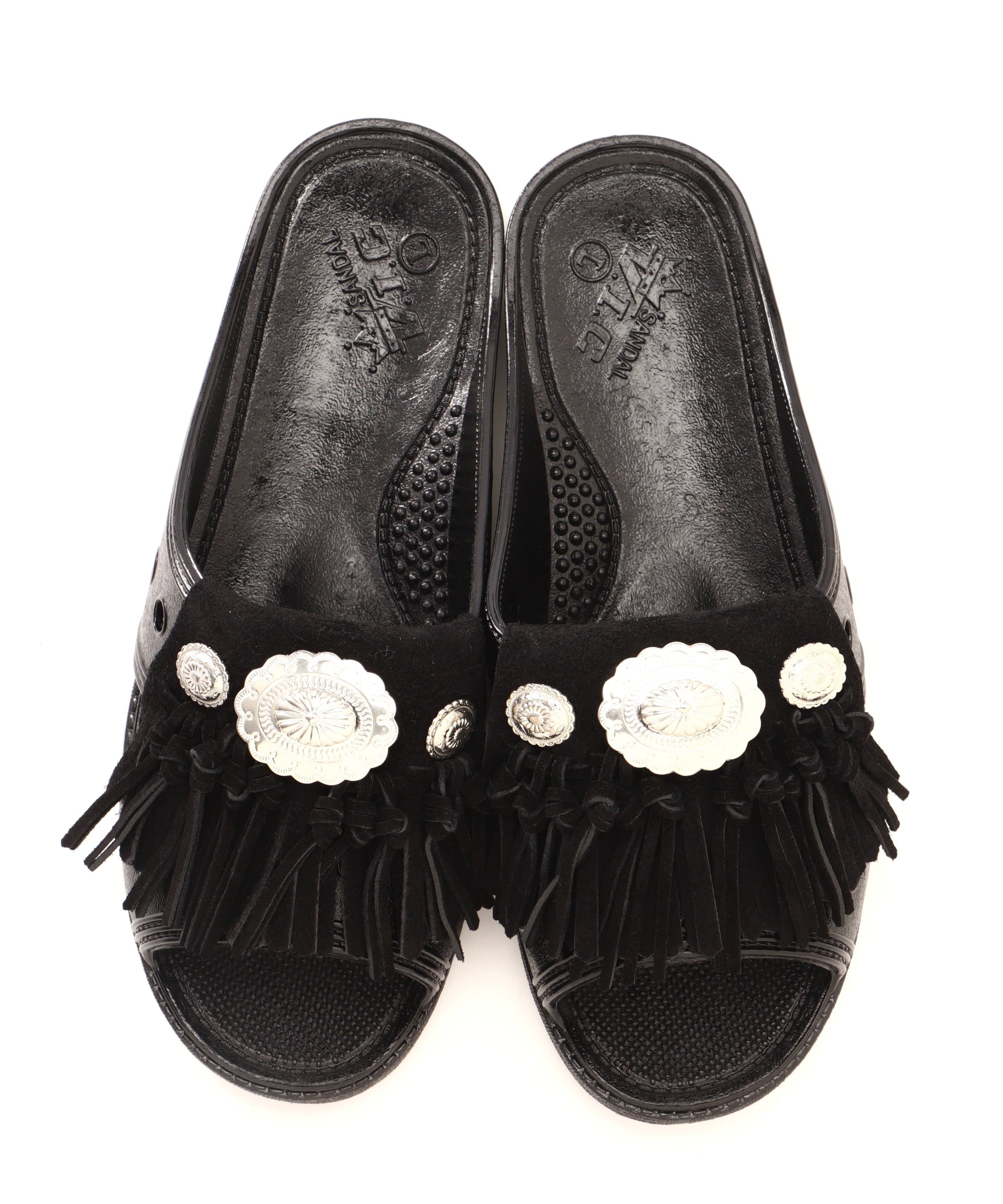 GARDEN TOKYO BENCH/ベンチ/BENSAN-D SUEDE FRINGE CONCHO/ベンサンスエードフリンジコンチョ ガーデン シューズ・靴 サンダル ブラック【送料無料】