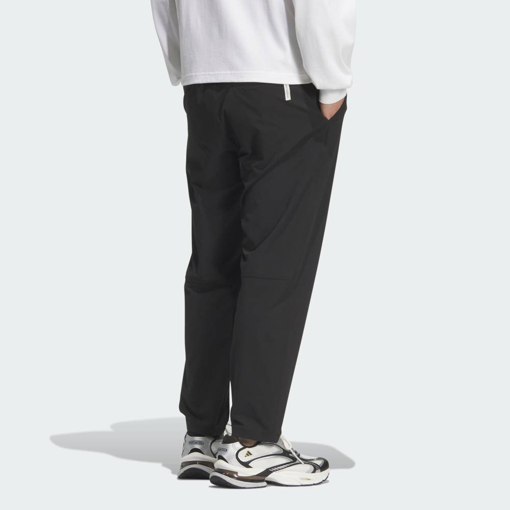 adidas 【公式】アディダス adidas 返品可 エッセンシャルズプラス レギュラーフィット ストレッチ ウーブン アンクル丈 ジョガーパンツ アディダス パンツ その他のパンツ ブラック【送料無料】