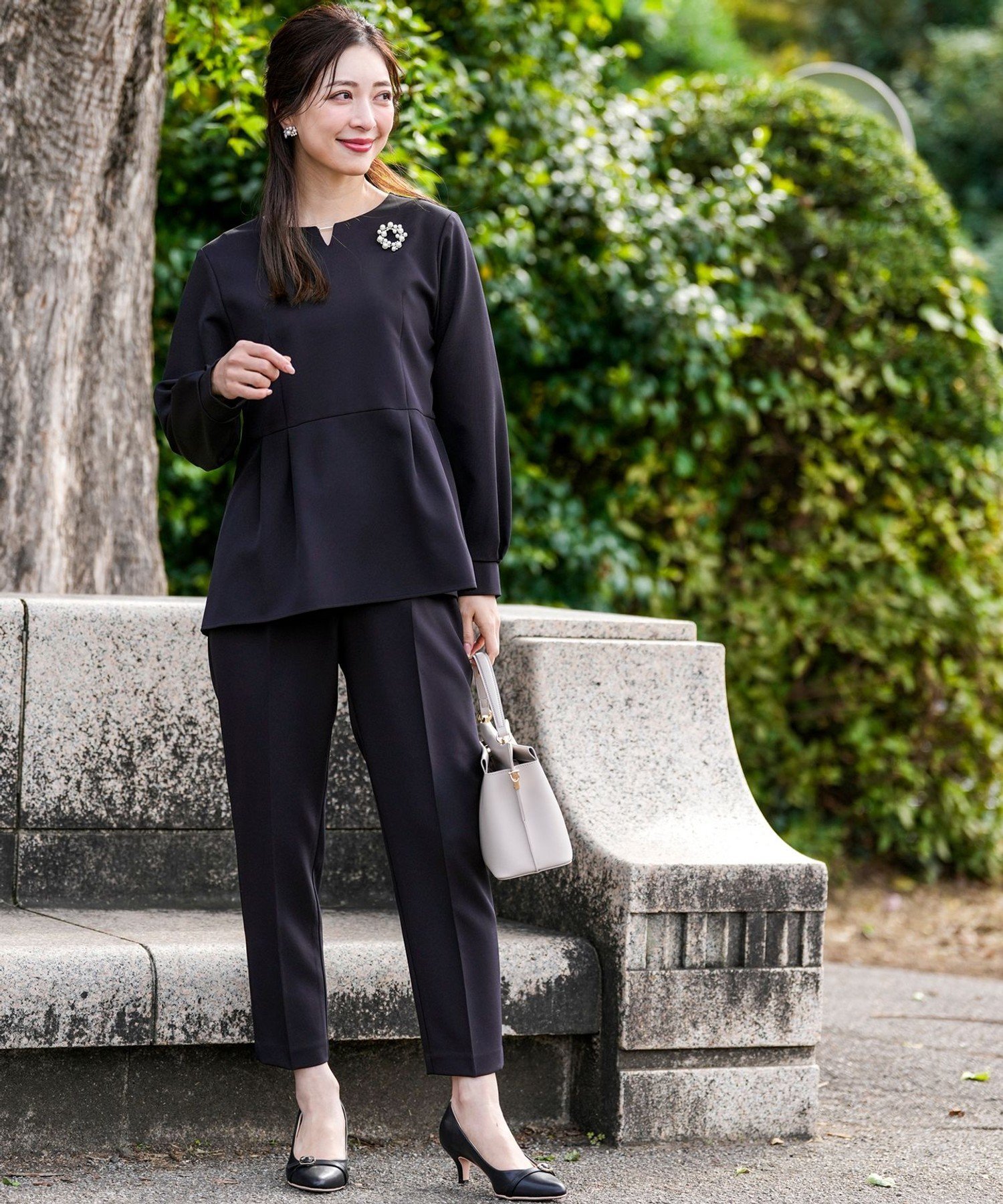 ANY SIS S 【2SET】セレモニー セットアップ エニィスィス ジャケット・アウター テーラードジャケット・ブレザー ベージュ ネイビー【送料無料】