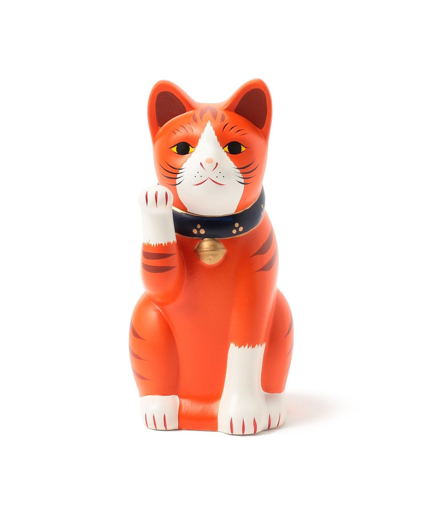 BEAMS JAPAN 【ビームスの百名品】中外陶園 * BEAMS JAPAN / 別注 まねき猫 右手 5号 銘品のススメ ビームス ジャパン ファッション雑貨 その他のファッション雑貨 オレンジ ゴールド【送料無料】のサムネイル
