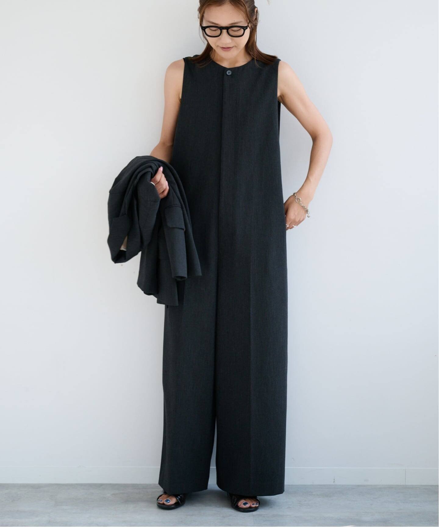 ≪予約≫ORDINARY オールインワン セットアップ対応 アウトドアプロダクツユージュアルシングス パンツ スラックス・ドレスパンツ グレー ブラウン