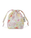 LAURA ASHLEY HOME ローラ アシュレイ キッズ 巾着 S ローラ アシュレイ 財布・ポーチ・ケース ポーチ ピンク ブルー グレー