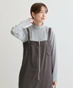 Green Parks ラメリブタートルプルオーバー グリーンパークス トップス その他のトップス レッド ベージュ ブラック グレー