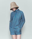 【SALE/30%OFF】6(ROKU) <6(ROKU)>ボーダーハーフジップ ラッシュガード スイムウェア ユナイテッドアローズ アウトレット 水着・スイム...