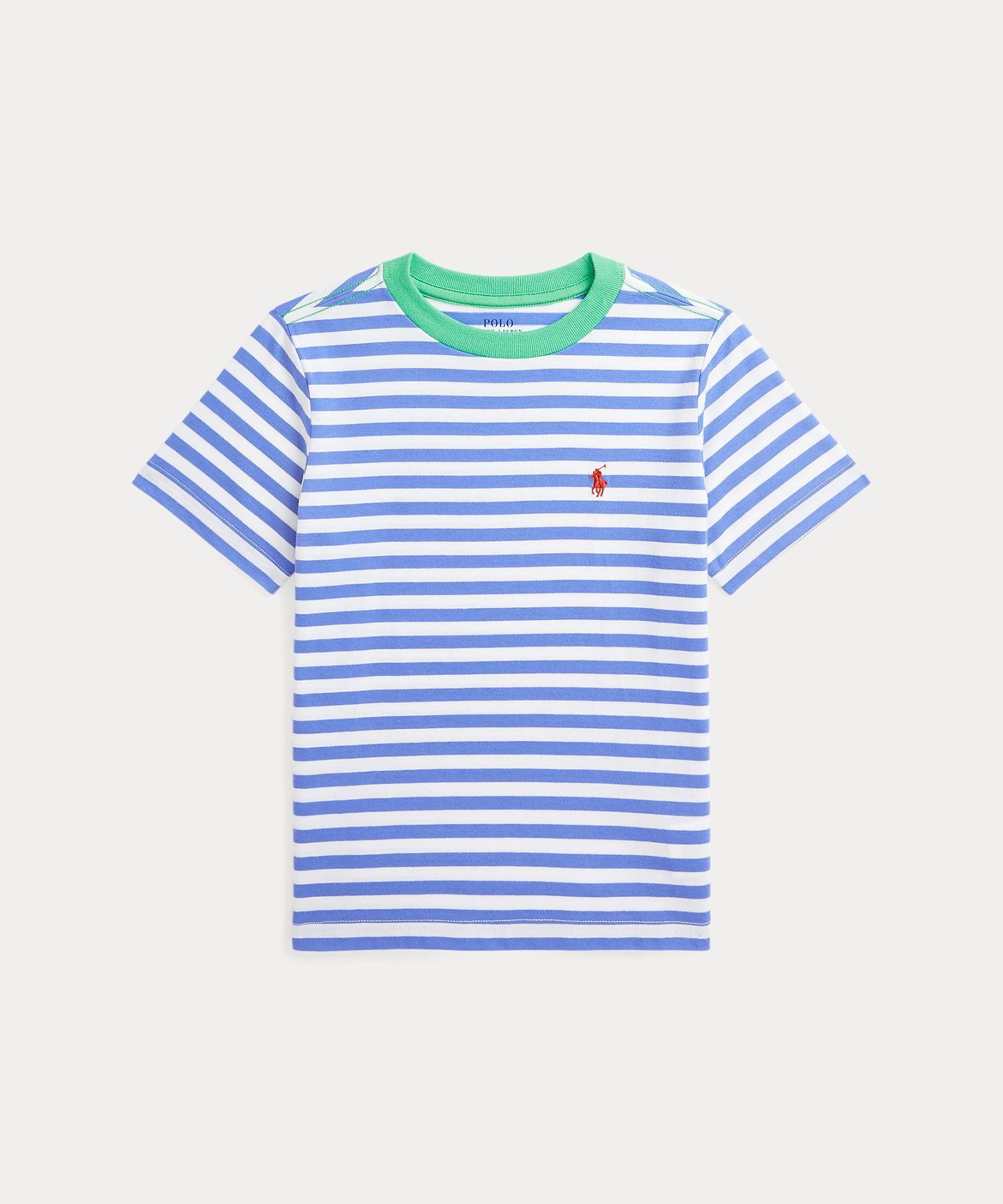【SALE／50%OFF】POLO RALPH LAUREN (ボーイズ 2才~7才)ストライプド コットン ジャージー Tシャツ ラルフローレン トップス カットソー・Tシャツ ブルーのサムネイル