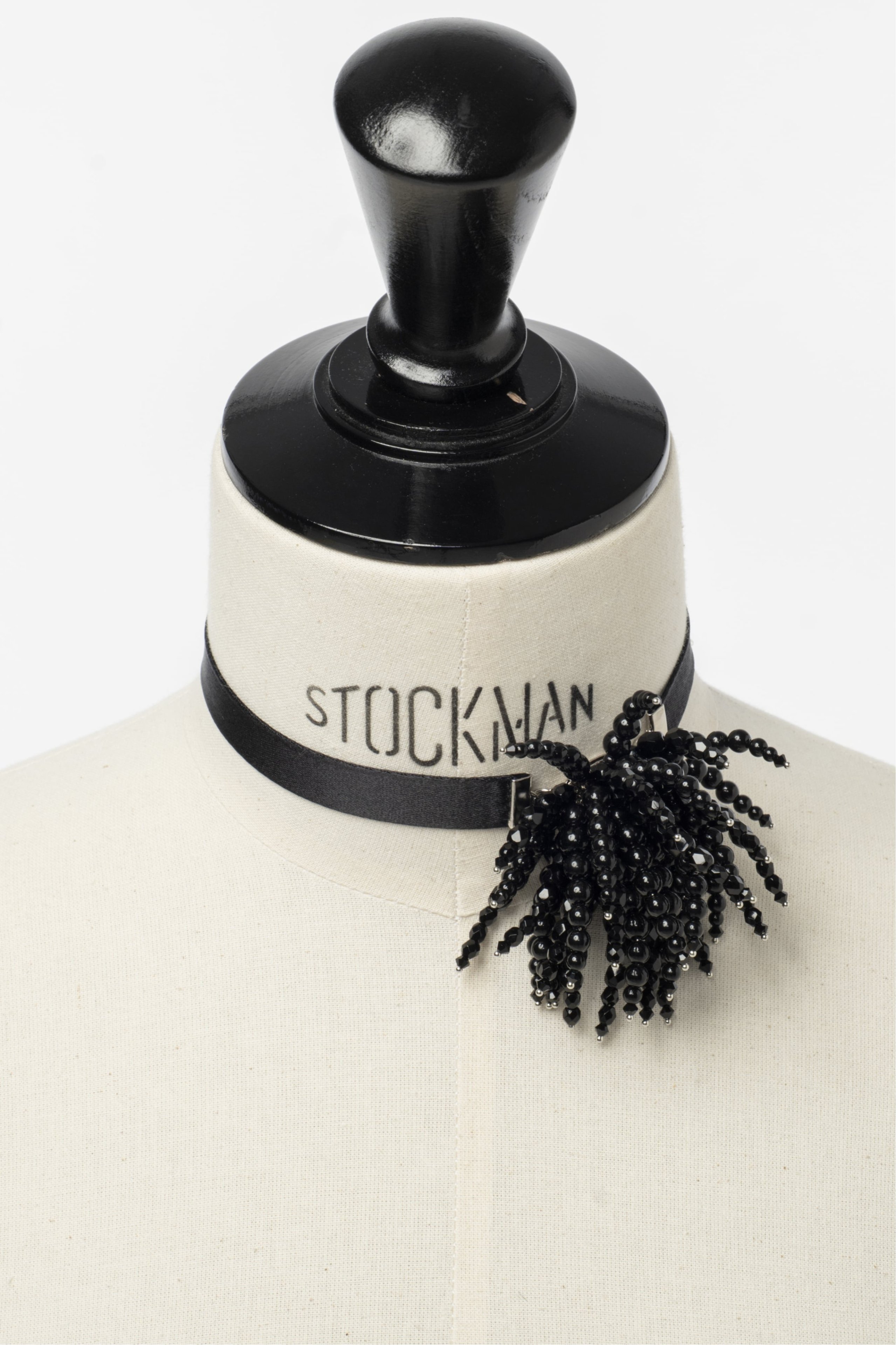 FETICO CUT-BEADED CHANDELIER CHOKER フェティコ アクセサリー・腕時計 チョーカー ブラック【送料無料】